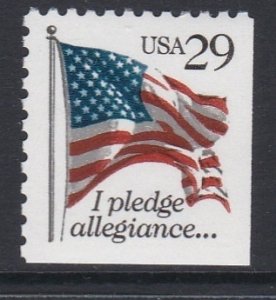 2593B Flag Perf 11x10 MNH