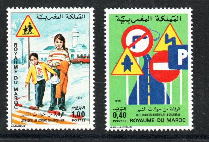 1980 - Morocco -  Road Safety - Children - Complete set 1v.MNH**