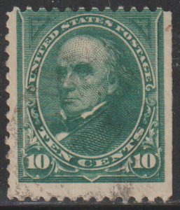 US #273 Fine, Very light cancel, Nice!