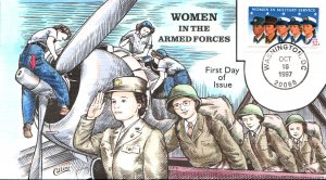 #3174 Women in Military Service Collins FDC