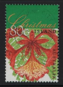 Christmas Island 1998 used Sc 414 80c Flame Tree - Tree Flowers of Christmas