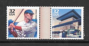 #3182N-O MNH Gutter Pair