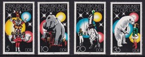 German Democratic Republic DDR #1952-1955 MNH 1978 circus