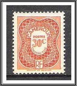 Cameroun #J25 Postage Due MH