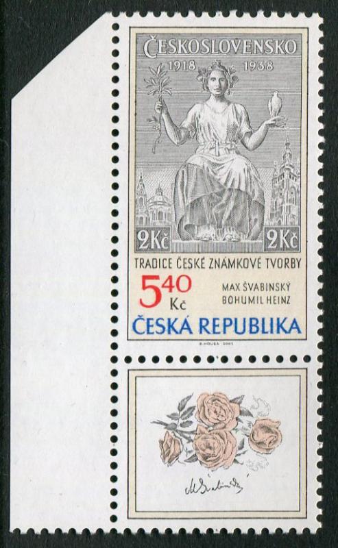 CZECH REPUBLIC 2002 - 5.40Kc MNH + TAB