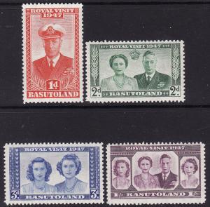 Basutoland #35-38 F-VF Mint NH ** Royal Visit