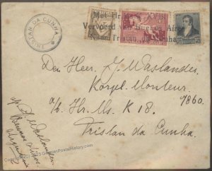 Netherlands WWII Submarine Hr Ms K-XVIII Cover Tristan da Cunha Argentina 111649