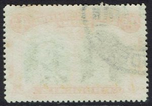RHODESIA 1910 KGV DOUBLE HEAD 4D PERF 15 USED 