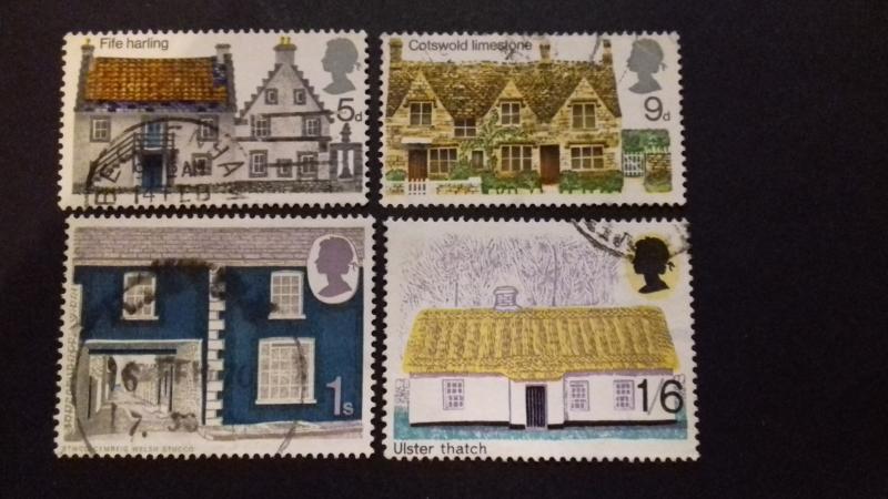 Great Britain 1970 British Rural Architecture used