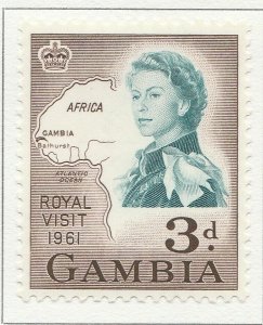 1961 GAMBIA 3d MH* Stamp A4P40F40097-