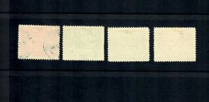 801i Sweden 1924 Stockholm Skyline S.C. # 197-200 complete set used