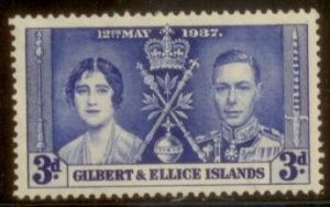 Gilbert and Ellice Islands 1937 SC# 39 M-LH L380