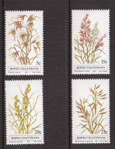 Bophuthatswana  #80-83  MNH  1981  grasses