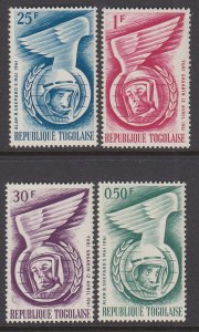 Togo 417-420 Space MNH VF