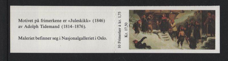 Norway   #815a   MNH  1982  complete booklet Christmas