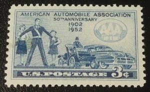 1952 3c AAA Scott 1007 Mint NH