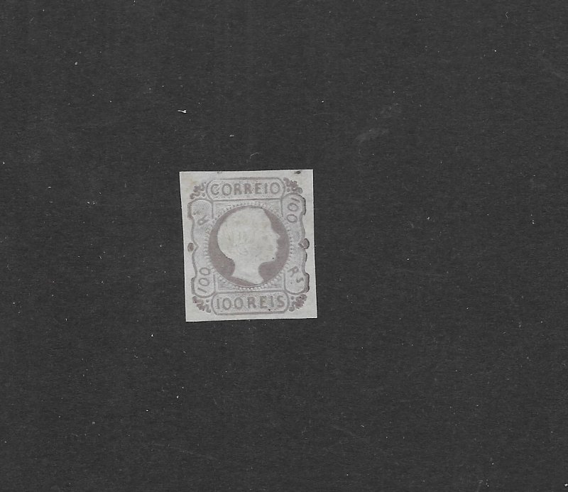 PORTUGAL 1856 100reis Afinsa no.9 unused with cert