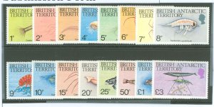 British Antarctic Territory #102-116