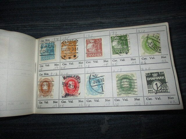 DENMARK COLLECTION IN APPROVAL BOOK