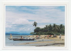 Postal stationery Gabonese 1998 Fishermen - Cocobeach