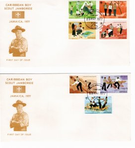 Antigua 1977 Sc 465-71 Commemorative Perforate FDC