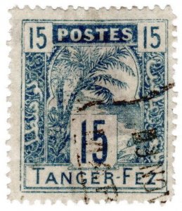 (I.B) French Morocco Local Post : Tanger-Fez 15c