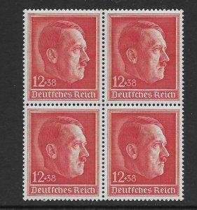 Germany B118   1938  Blk 4   VF  NH
