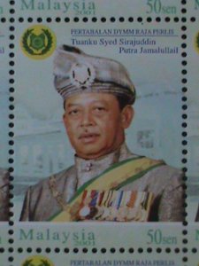 ​MALAYSIA-SC#74-RAJA TUANKU SYED SIRAJUDDIN PUTRA JAMALULLAIL MNH SHEET VF