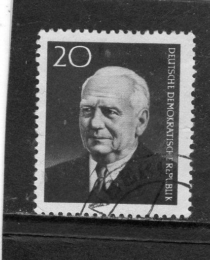 Germany DDR Presidents Birthday used