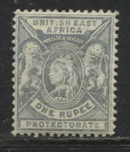  British East Africa QV 1898 1 rupee pale blue mint o.g.