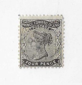 Prince Edward Island SC #9  4p black  used VF