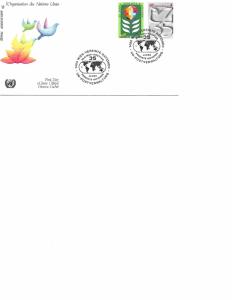 UN Vienna 12-13 FDC MNH, singles