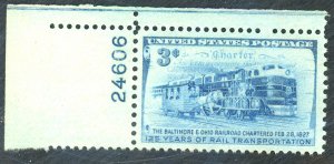 U.S. #1006 MINT PL# SINGLE OG NH