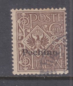 ITALIAN POST OFFICES IN CHINA, PEKING, 1917 1c. Brown, used.