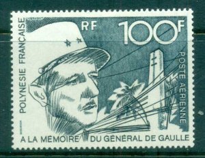 French Polynesia 1972 De Gaulle in Memoriam MLH