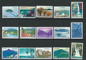 Japan Parks 20 Different MNH VF 1972-74 SCV $8.00