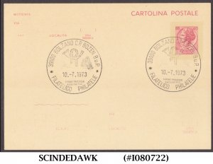 ITALY - 1973 POSTAL STATIONERY POSTCARD - CANCELLED