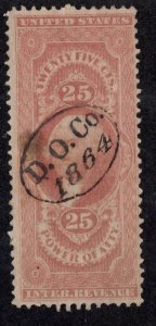 U.S. - R48c - D.O. Co - 1864 cancel