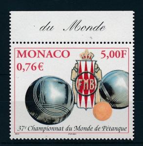 [24837] Monaco 2001  Petanque MNH