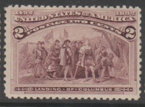 U.S. Scott #231 Columbus Stamp - Mint NH Single - IND