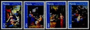 Nevis 1527-30 MNH Christmas, Art