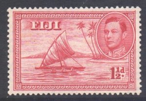 Fiji Scott 119 - SG251, 1938 George VI 1.1/2d Die I Perf 13.1/2 MH*