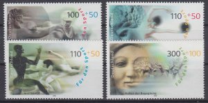 Germany 2000 Sc#B862-865 Mi#2094-2097 mnh (BU1851)