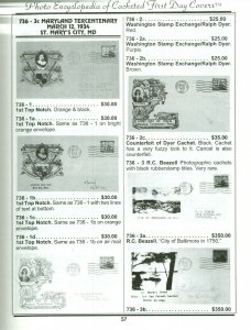 Mellone Planty Photo Encyclopedia First Day Covers 1933-34 Volume VI Bound