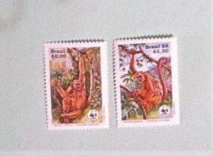 Brazil - 1926-27, MNH Set. Monkey, World Wildlife Fund Emblem. SCV - $4.50