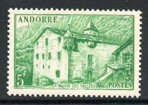 Andorra,  French # 117, Mint Hinge