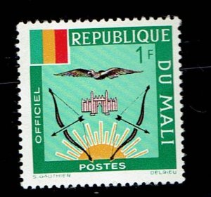 MALI SCOTT#O17 1964 MALI COAT OF ARMS - MNH