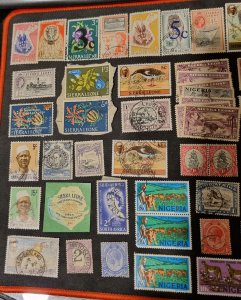 africa GB old stamps 1800s'  collection #1523