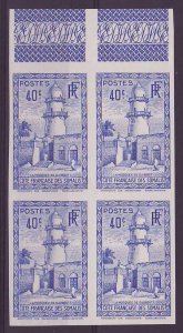 Cote des Somalis 40c block of 4 non lacy Mosque of Djibouti