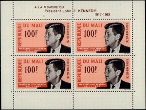 Mali #C24a, Complete Set, 1964, Americana, Never Hinged